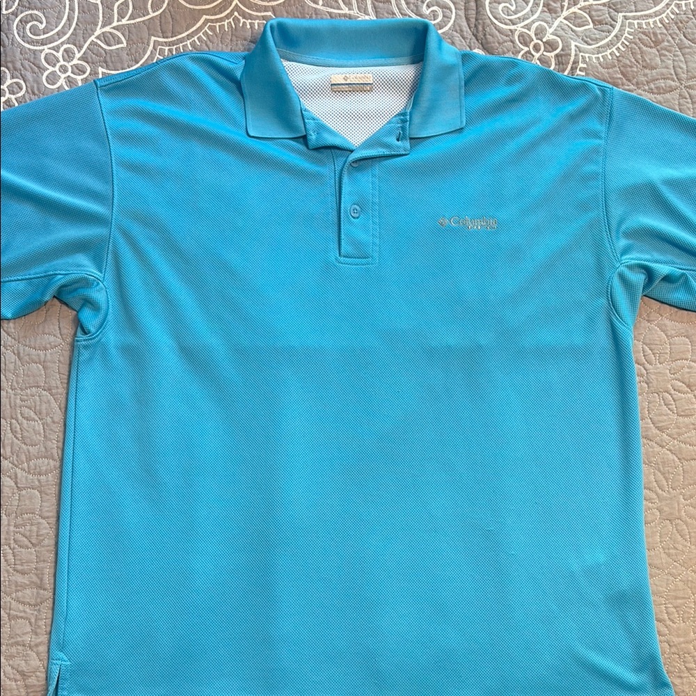Columbia Men's Blue Polo Shirt